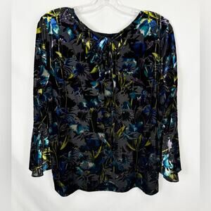 The Limited Vintage Size M Velvet Burnout Top Iridescent Holiday Party Cocktail